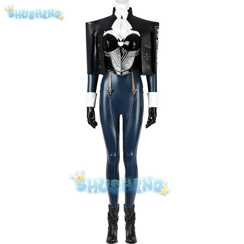 Game Metaphor:ReFantazio Ezelin Hockenberger Cosplay Costume Uniform Halloween Carnival Party Play Role Clothes Clothing