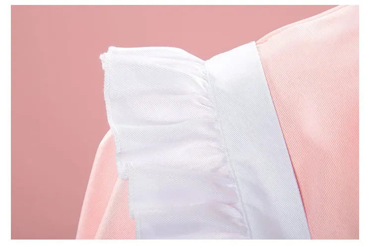 Anime Kaname Madoka Puella Magi Madoka Magica Cosplay Costume Halloween party pink maid dress Lolita girl sweet uniform set