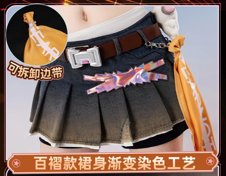 Overwatch Mercy Angela Ziegler Cosplay Linkage girl grou Costume Halloween Party Sweet Women Uniform Wig Props Accessories Set