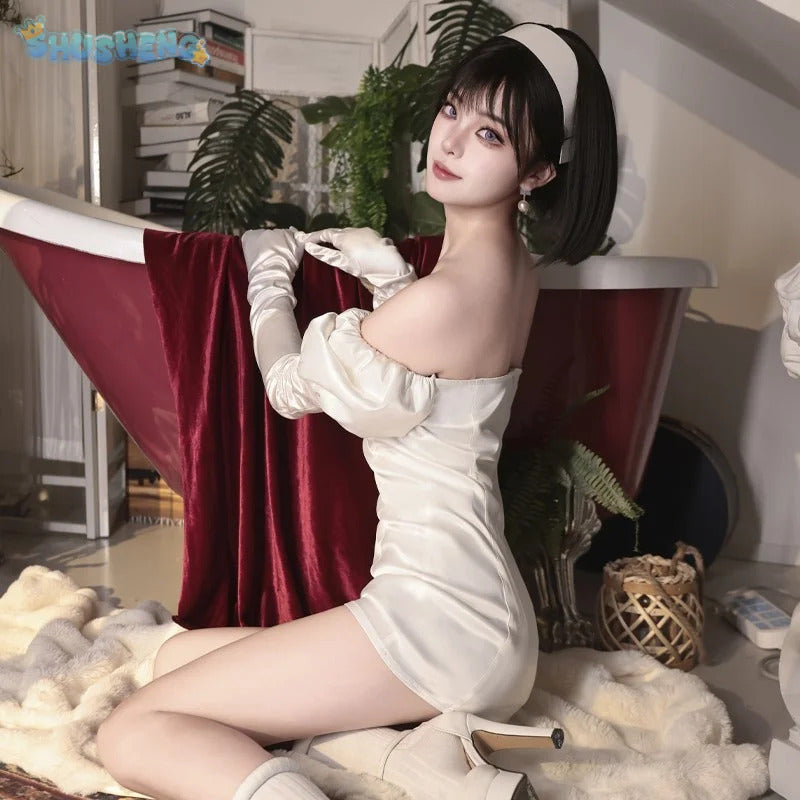 Shusheng-R Sua Anime Alien Stage Cosplay Costume Sexy Women's Dress Uniform Halloween Carnival Sweet Sua Set
