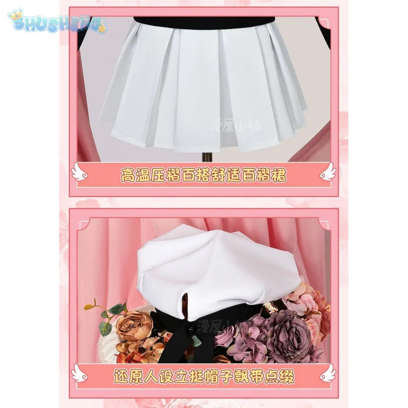 Shusheng-N Daidouji Tomoyo Cardcaptor Sakura CCS Cosplay Costume Halloween party Top skirt women JK dress set sweet sailor campus uniform