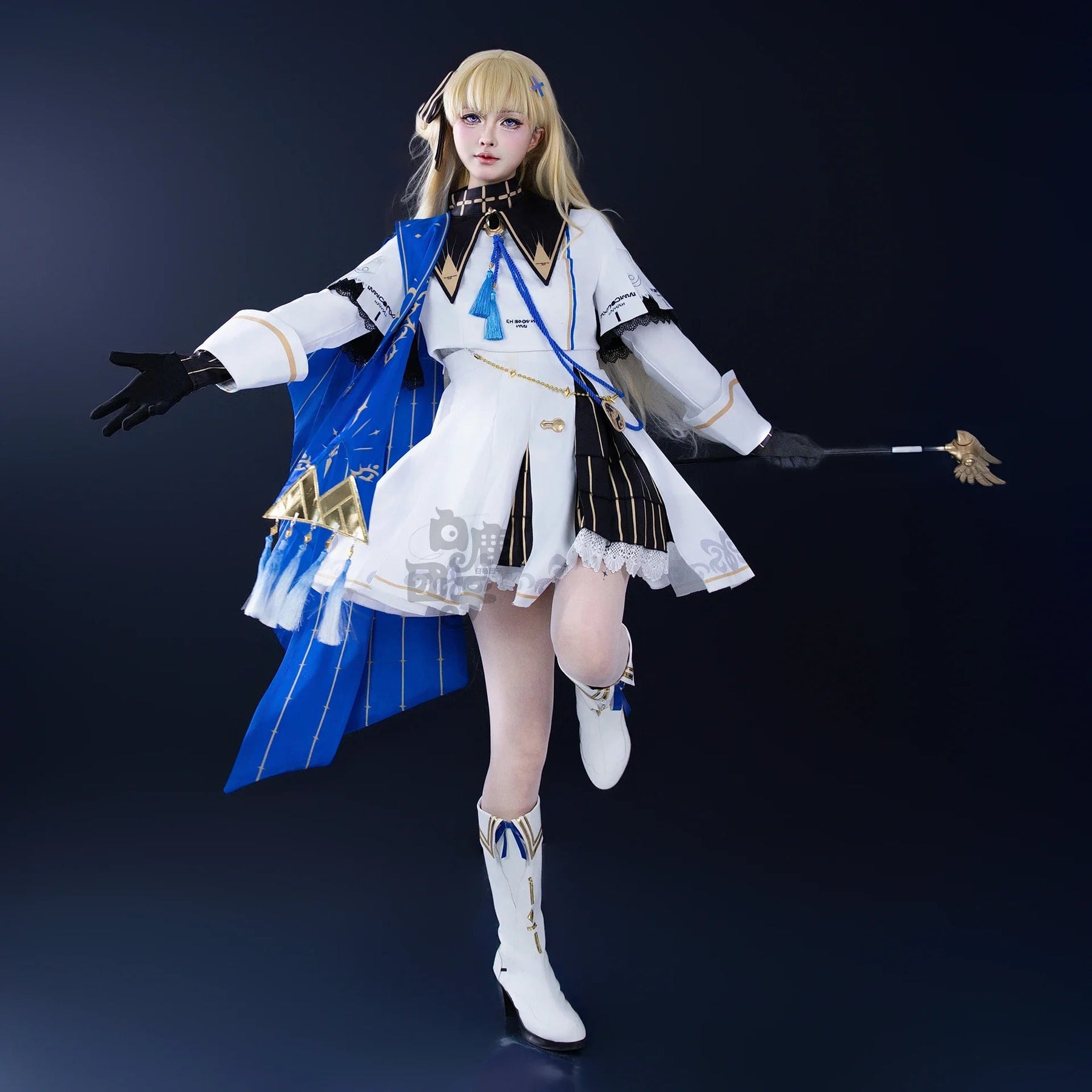 Shusheng-N Game Wuthering Waves Phoebe Cosplay Costume Hat wig dress gloves accessories props set Halloween carnival sweet Woman uniform