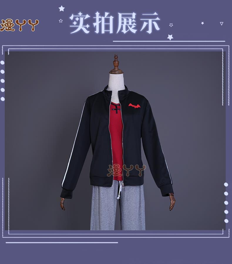 Virtual YouTuber Kuzuha Cosplay Costume Nijisanji Vtuber Aleksandr Lagusa Gamers Vampire Sasha Virtual Anchor Clothing