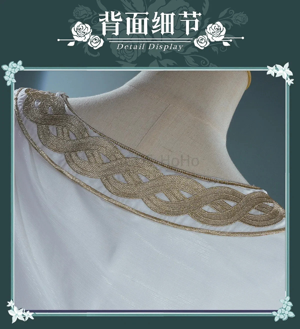 Shusheng-R Game Identity V Eli Clark Seer Cosplay The Prophet Of The Past Costume Halloween Party Dress waist headband prop Woman Man set