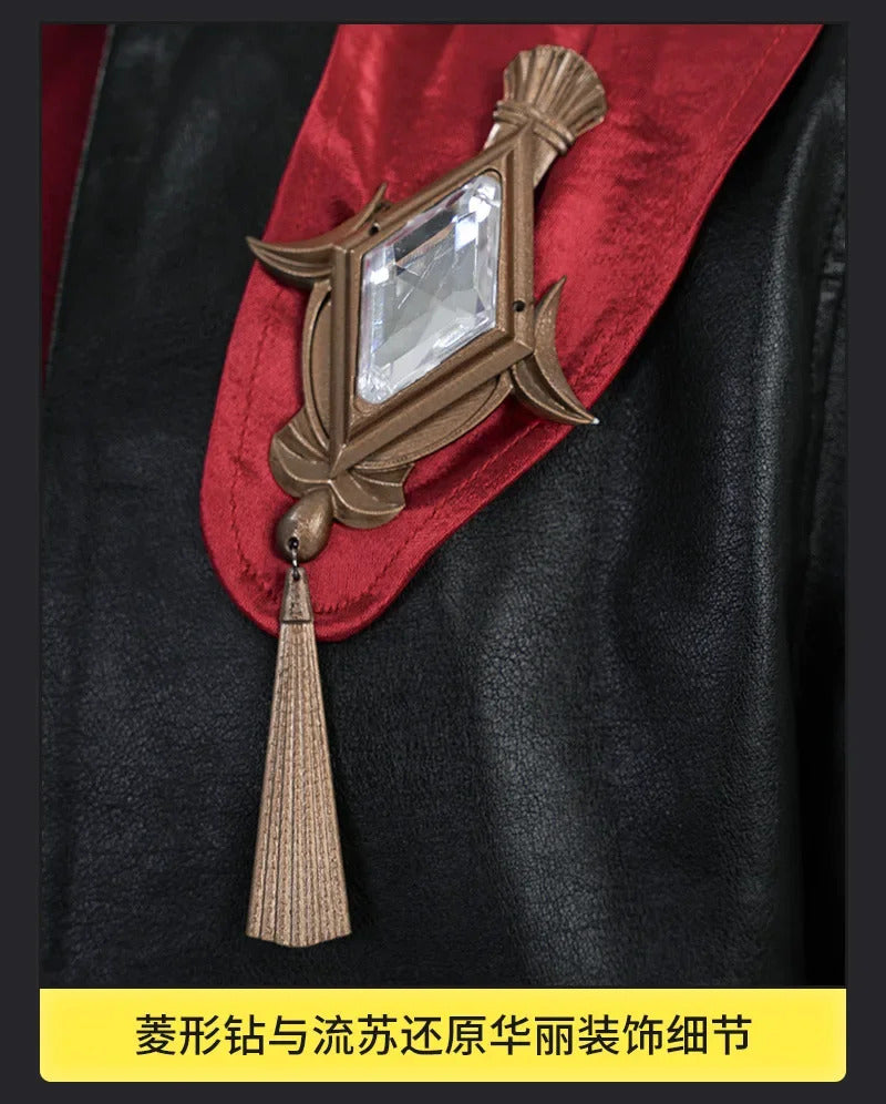 Final Fantasy XIV Lucian Prince's Attire Cosplay Costume Seneschal Prince Set Uniform Halloween Carnival Party Clothing
