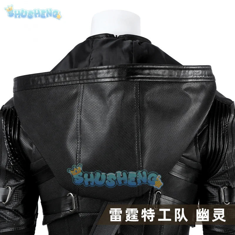 Thunderbolts Ghost Cosplay Costume Uniform Halloween Carnival Party Christmas Play Role Clothes Clothing for Women