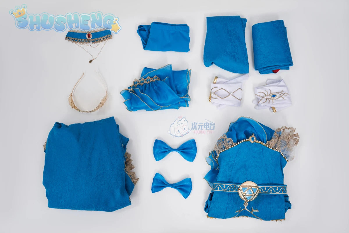 Zelda Cosplay Costume Halloween party wig Elf ears Accessories gorgeous cute Lolita dress Zelda princess Woman set