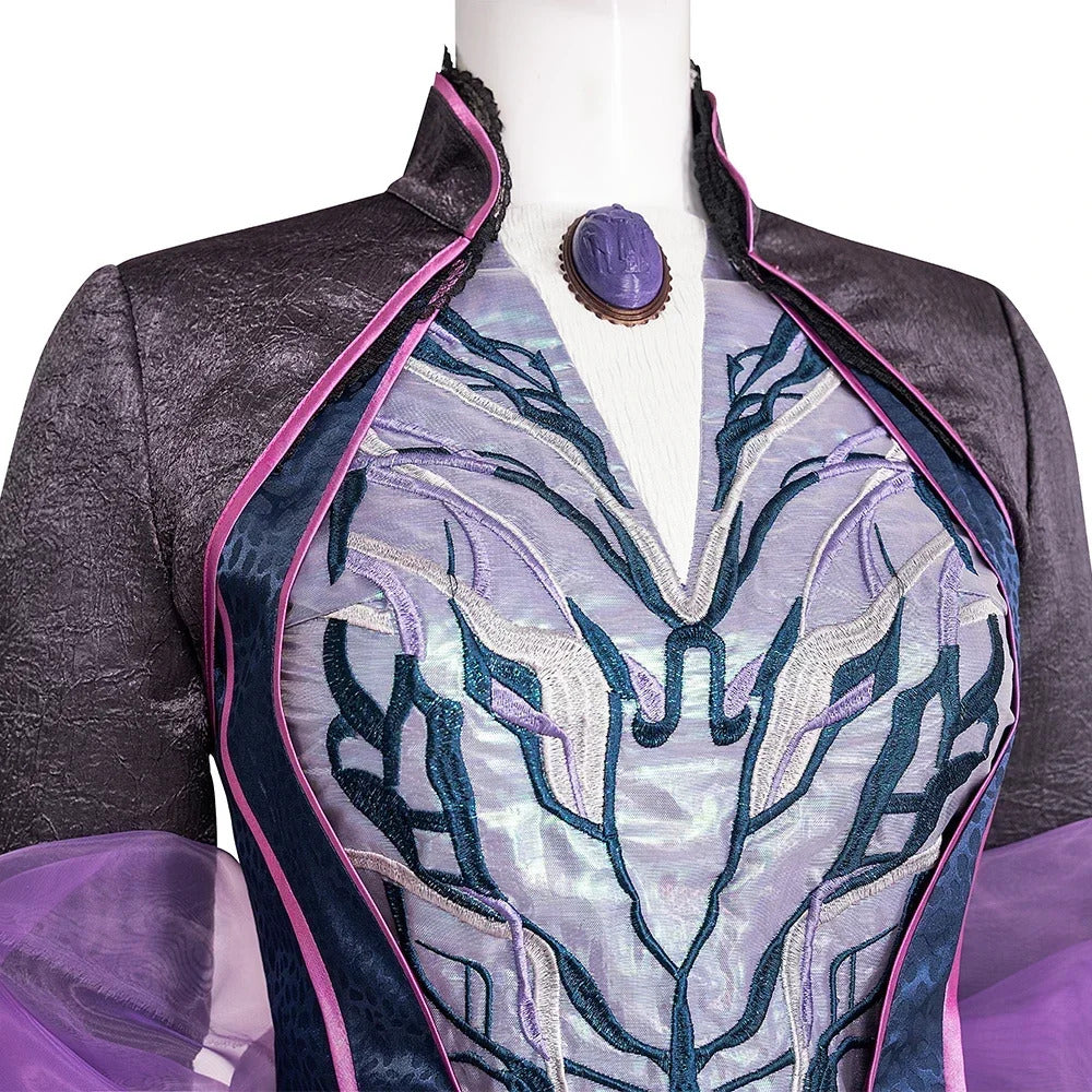 Agaka cosplay costume Agada cos all along dress coat shawl outfit high quality Halloween Comic Con party dresses custom made