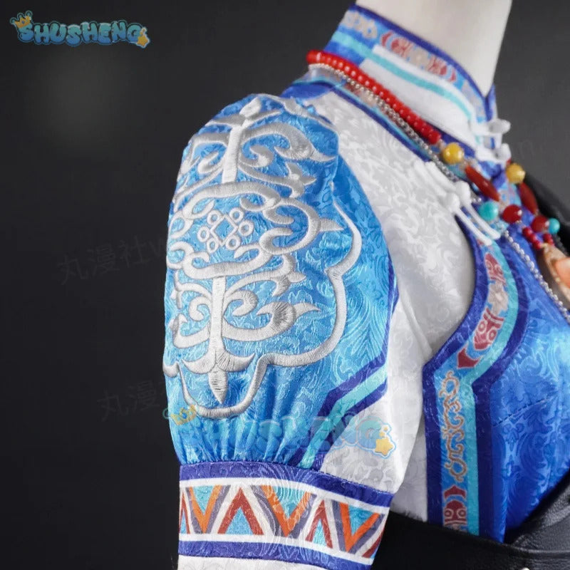 Shusheng-R Love And Deepspace Heroines Cosplay Costume Frost heavy Elegant Colors Uniform Halloween Party for Women Men Carnival