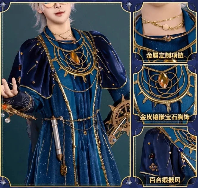 Identity Ⅴ Ada Mesmer Psychologist Emil Patient Cosplay Hengmeng Costume Halloween New Men Women Fashion Prop wig Dress Uniform