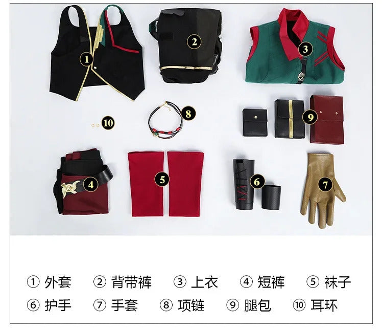 Arcane Season 2 Jinx Cosplay Costume BAOBAO Overall Uniform Halloween Carnival Party Christmas Play Role Clothes Clothing