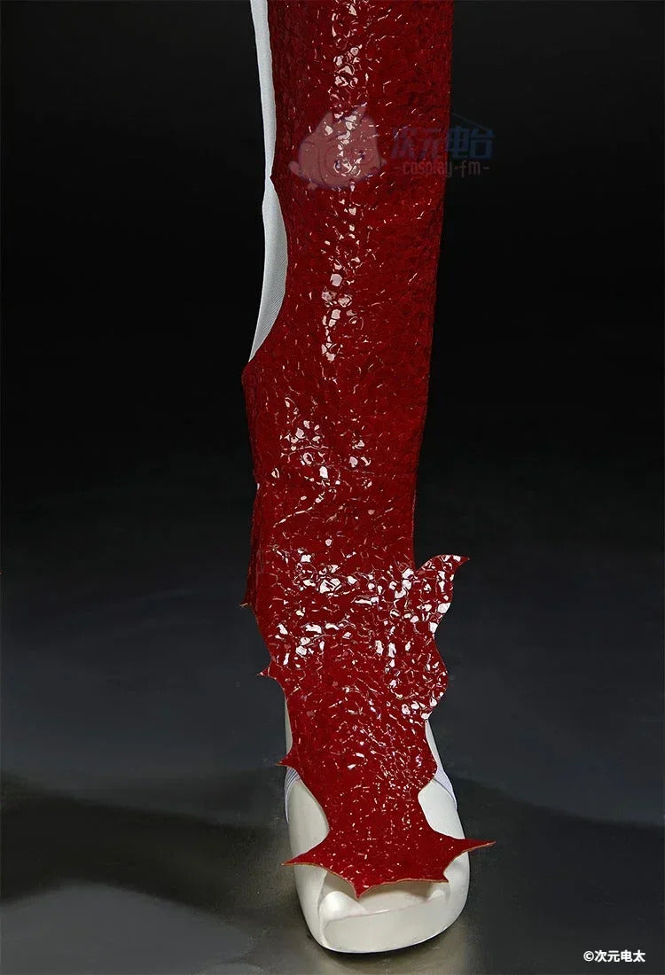 Orin The Red Baldur's Gate 3 Cosplay Costume Halloween party sexy leather blood red jumpsuit armor props wig uniform Woman set
