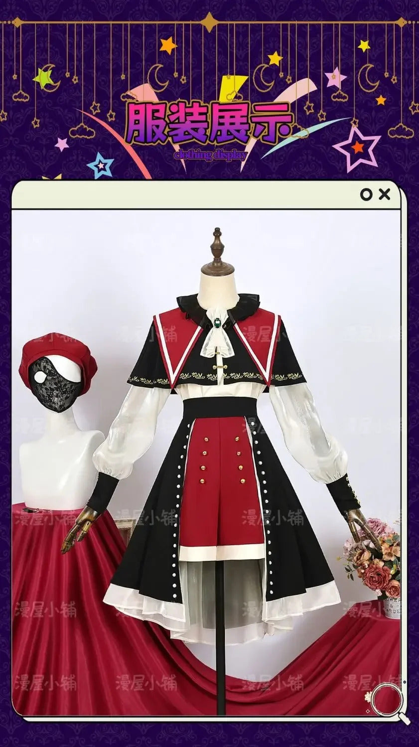 BanG Dream Ave Mujica Mortis Wakaba Mutsumi Cosplay Costume Uniform Halloween Carnival Party Christmas Play Role Clothing