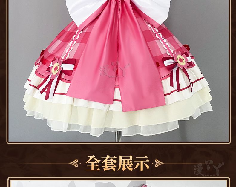 Anime Aikatsu Hoshimiya Ichigo Cosplay Costume Uniform Halloween Party for Women Men Carnival Props