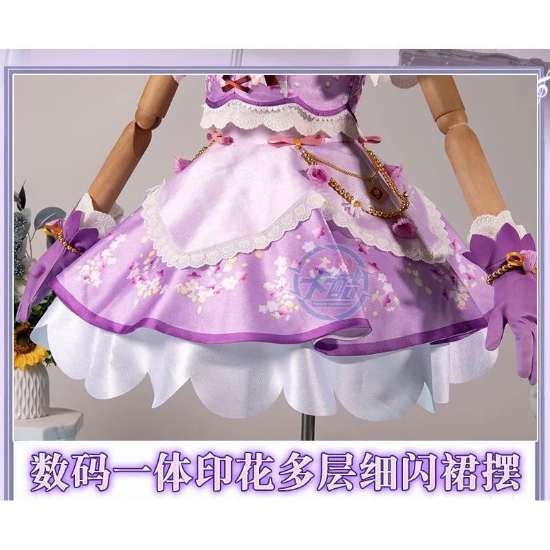 Anime Aikatsu!Hoshimiya Ichigo Cosplay Costume New Sweet Lolita Dress Wig Accessories Props Uniform Men Women Fashion Set S-XXL