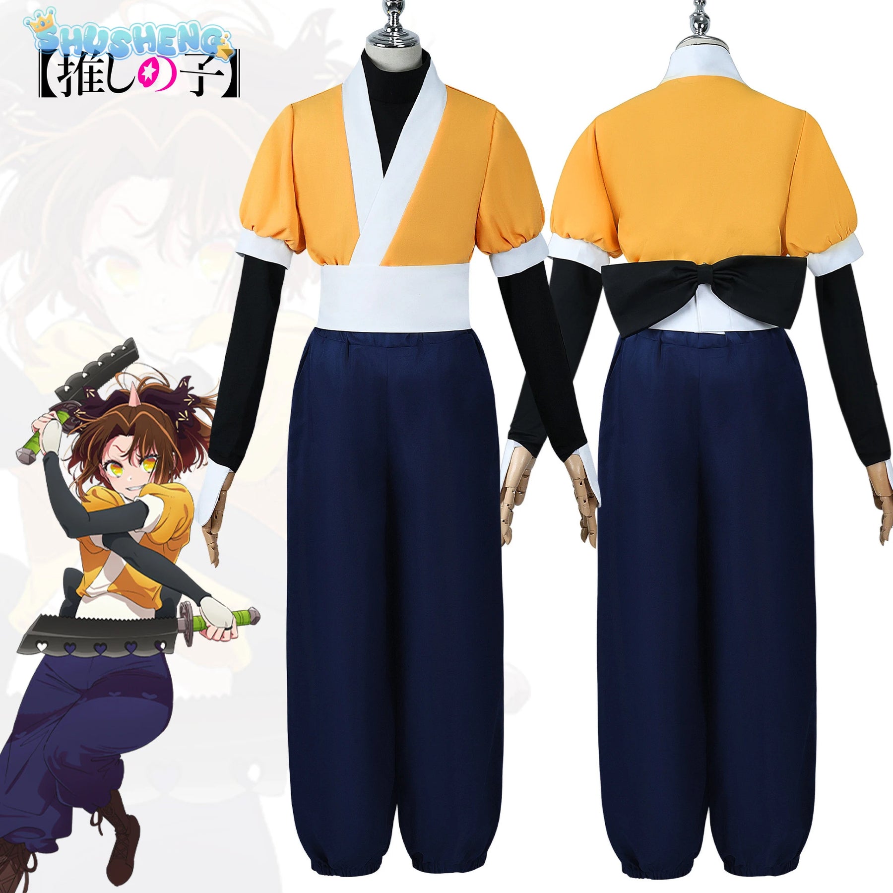 Kana Arima Cosplay Costume Wig Anime Oshi No Ko Tokyo Blade Stage Play Tsurugi Uniform B-Komachi Season 2 Halloween Party Women