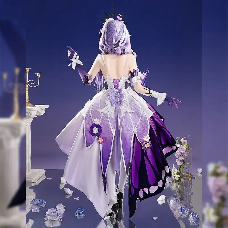 Game Honkai: Star Rail Castorice Cosplay Costume Halloween Carnival Gorgeous Dress Ladies Lolita Props Accessories Sweet Set