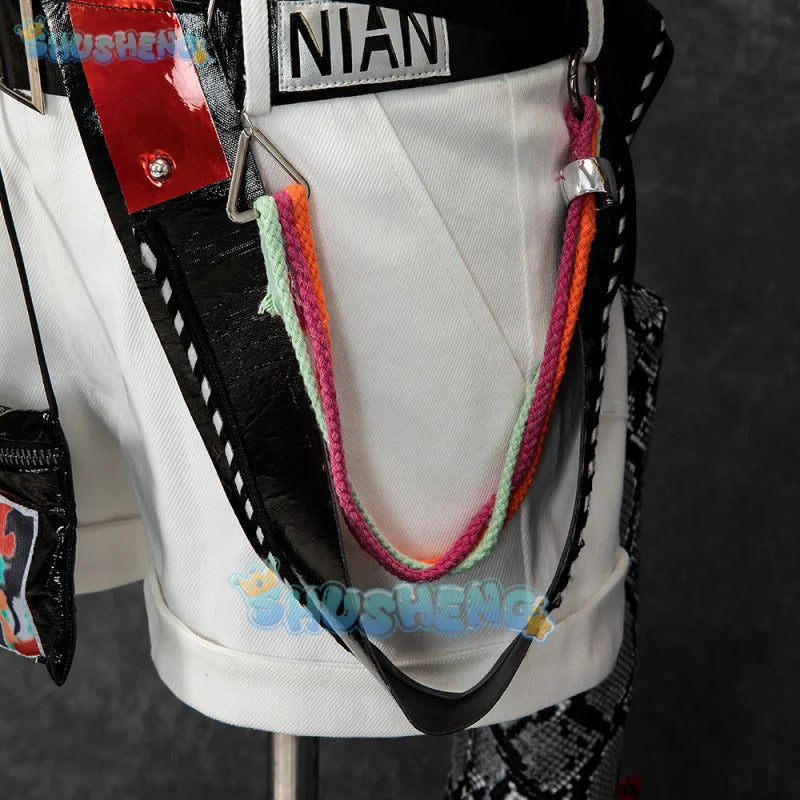 Arknights Nian Heavy Operator Cosplay Costume Cos Game Anime Party Uniform Hallowen Play Role Clothes Clothing
