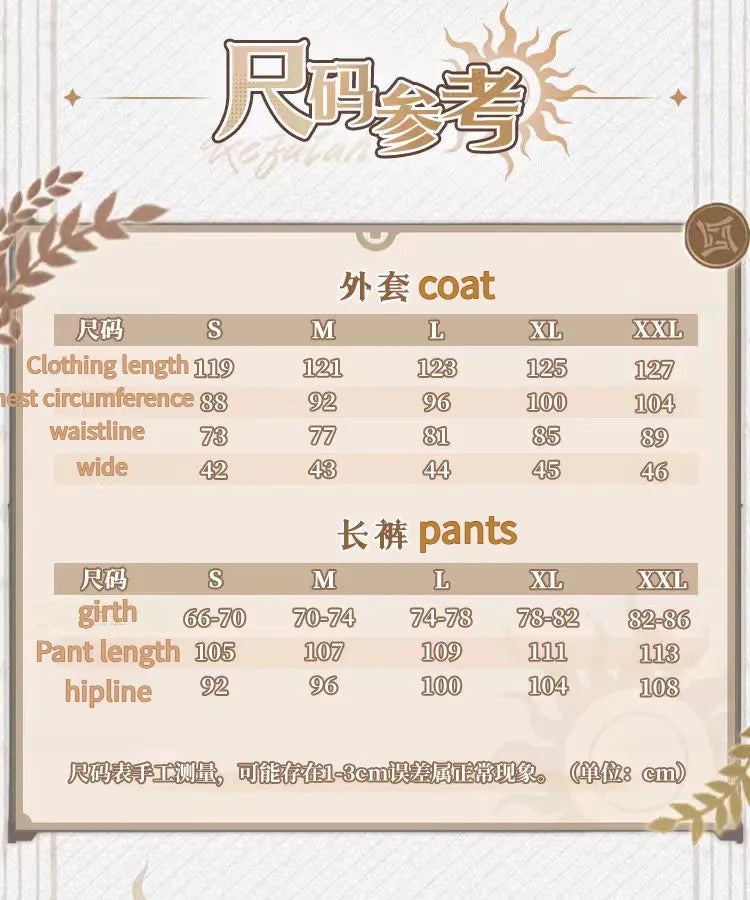 Honkai Star Rail Phainon Cosplay Costume Wig Uniform Amphoreus The Eternal Land Metal Accessories Halloween Party for Women Men