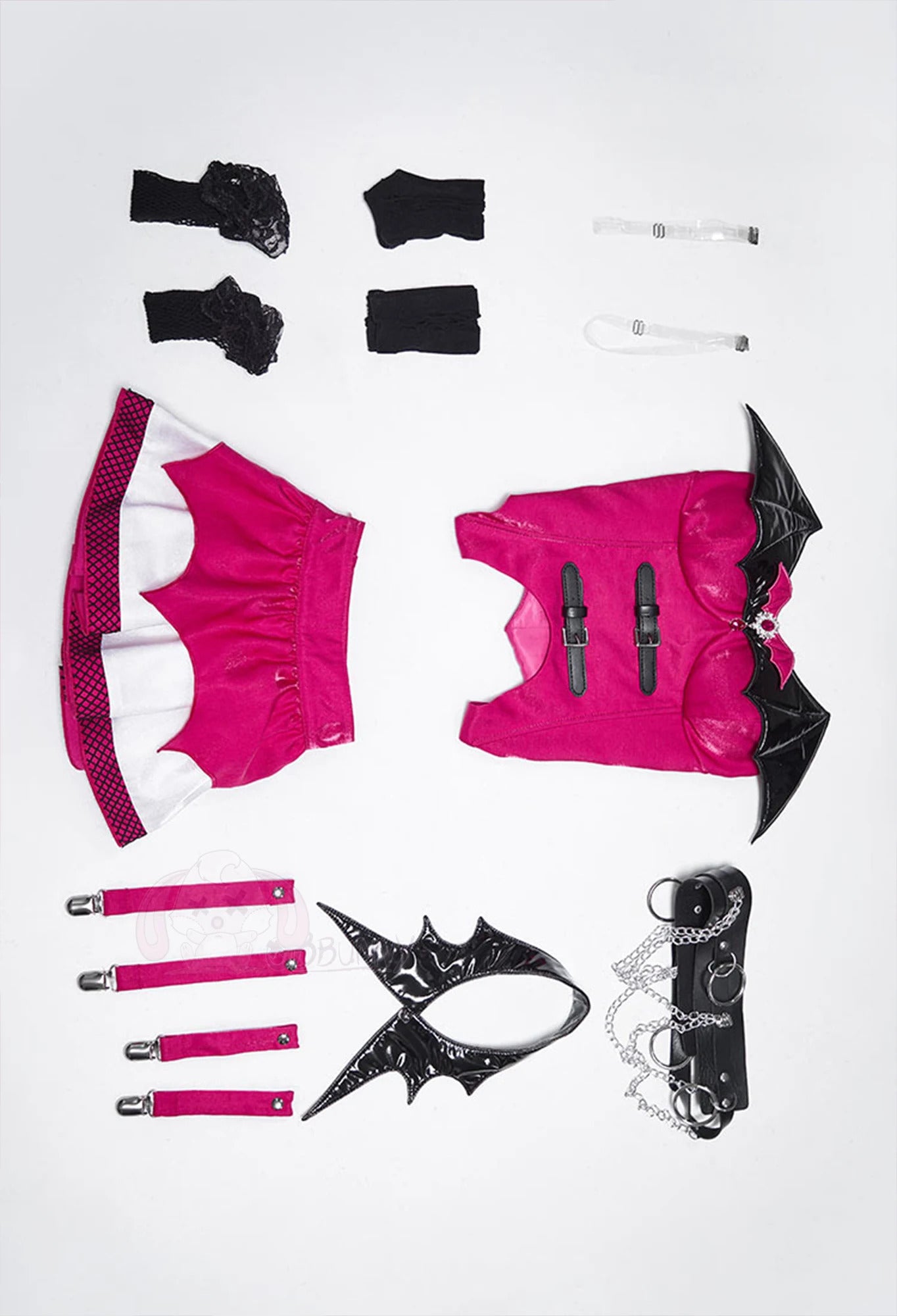 Monster Cos High Draculaura Cosplay Costume Women's Halloween party fantasy uniform dress props socks brooch earrings new set