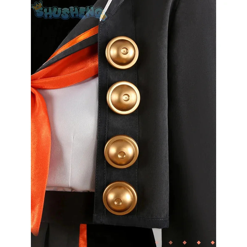 FGO Kishinami Hakuno Fate grand Order Cosplay Costume Hat tie short skirt sweet JK uniform campus sailor Halloween party suit