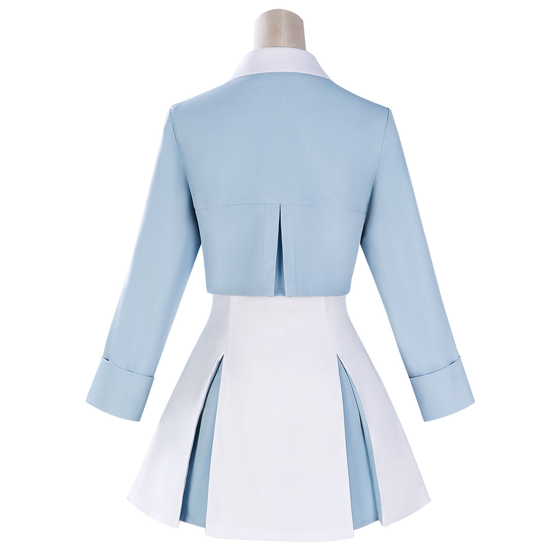 KINOMOTO SAKURA Blue White Dating Dress Variety Sakura Anime Clothing Two-Dimensional game Halloween Uniform