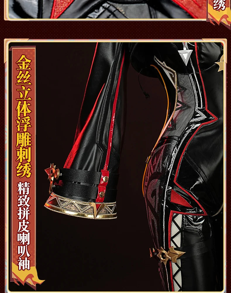 Shusheng Genshin Impact Mavuika Pyro Archon Cosplay Costume Cos Game Anime Party Uniform Hallowen Play Role Clothes Clothing