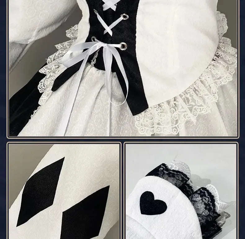 Asahina Mafuyu mfy Cosplay PRSK PJSK Five boxes Costume New Sweet Lolita Dress Halloween Party Fashion Women's Maid Uniform