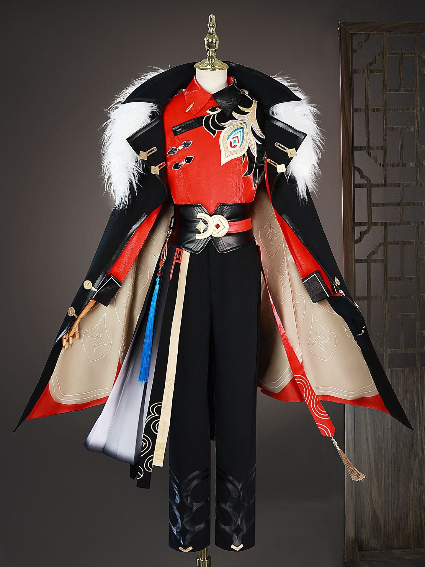NEW Jia Duo Bao X Honkai Star Rail Tingyun Fugue Cosplay Costume Ting Yun Aventurine Cosplay Costume Suits Wig Shoes Full Sets