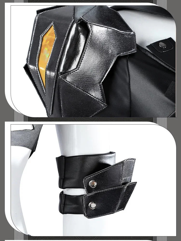 Shusheng-R Magic Game Cosplay Rivals Costume superhero Halloween carnival top shorts belt prop accessory set women's Fantasia Magic uniform