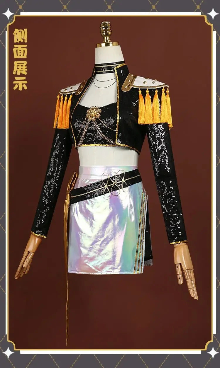 K-Pop: Demon Hunters Mira Cosplay Costume Song Server Uniform Halloween Carnival Party Christmas Play Role Clothes Clothing