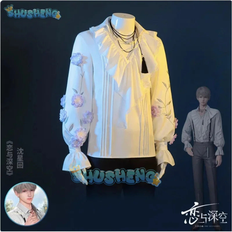 Game Love and Deepspace Xavier Cosplay Costume Lost Flower Hue Uniform Halloween Carnival Party Christmas Play Role Clothes