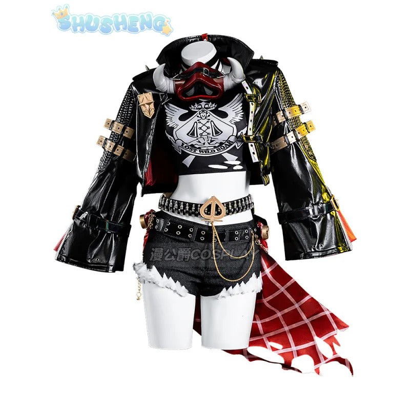 Shusheng-R Game Zenless Zone Zero Lucy Cosplay Costume Fashion Sweet Combat Uniforms Full Set Carnival Party Role Play Clothing New