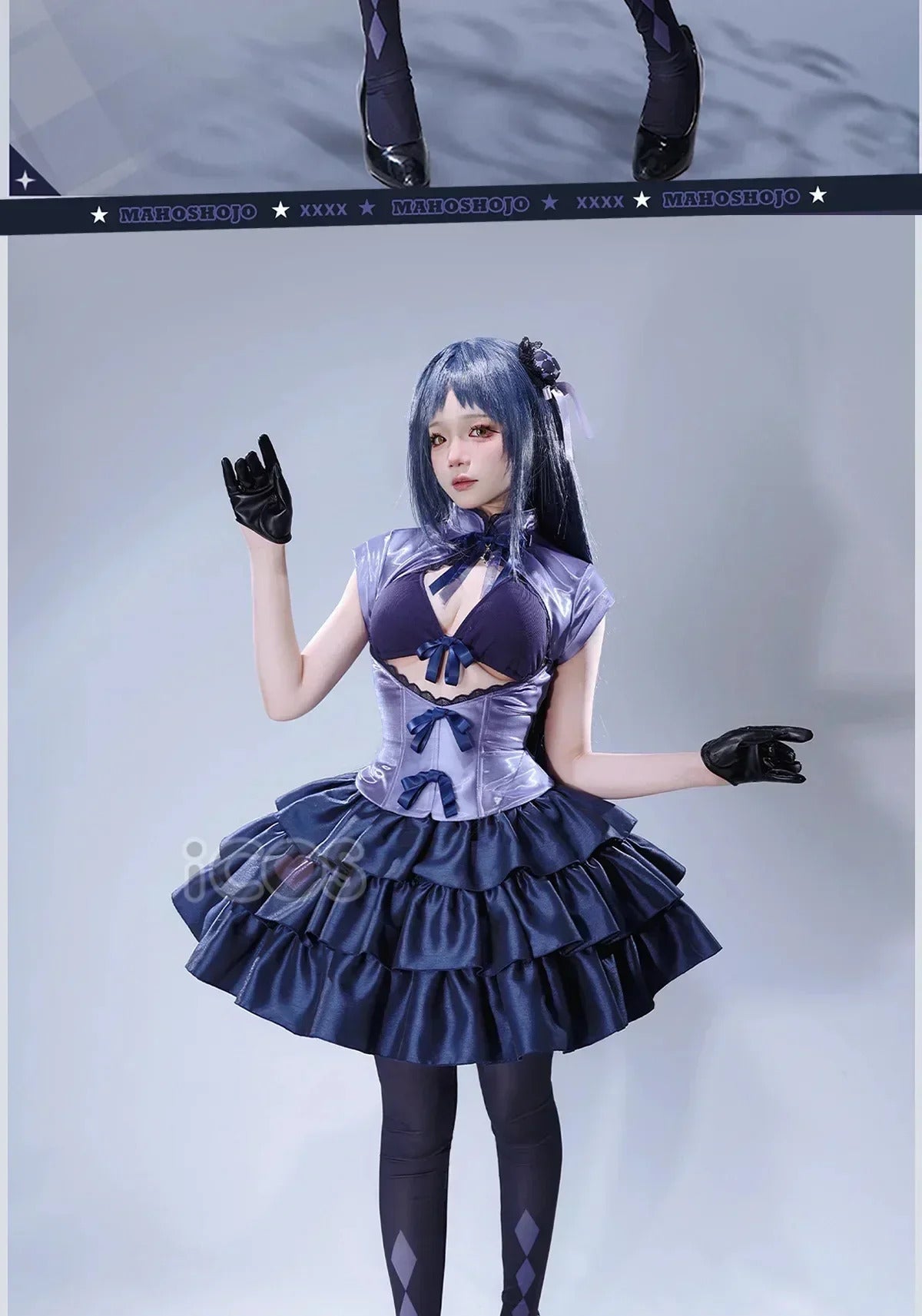 Kagari Hibana The Magical Girl and the Evil Lieutenant Used to Be Archenemies Cosplay Costume Halloween Woman Sweet Lolita Set