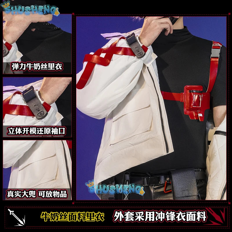 Arknights Lessing Cosplay Costume Cos Game Anime Party Uniform Hallowen Play Role Clothes Clothing