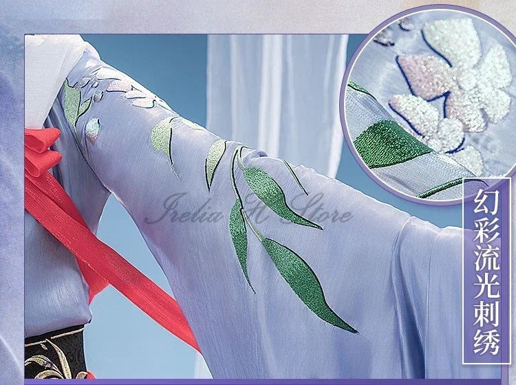 Game Reverse:1999 Jiu Niangzi Cosplay Costume Halloween Carnival Chinese Style Gorgeous Hanfu Dress Accessories Prop Woman Set