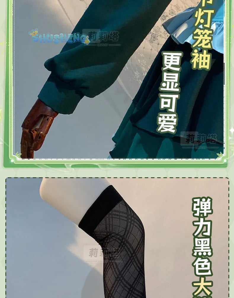 Takanashi Rikka Cosplay Love, Chunibyo & Other Delusions Costume Wig and Skirt Support Cute Lolita Party Carnival Girl man Set