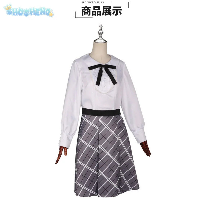 BanG Dream!Sakiko Togawa Cosplay Oblivionis Costume Campus JK Uniform Shirt Skirt Tie Set Halloween Party Sweet Girl clothing