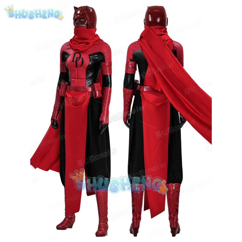Elektra Cosplay Costume Elektra Natchios Uniform Halloween Carnival Party Christmas Play Role Clothes Clothing for Women
