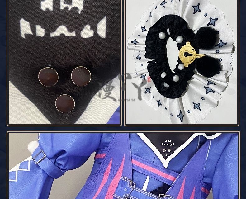 Game Wuthering Waves ROCCIA Cosplay Costume ROCCIA Two Tail Women Girl Halloween Performance Stage Roleplay Uniform