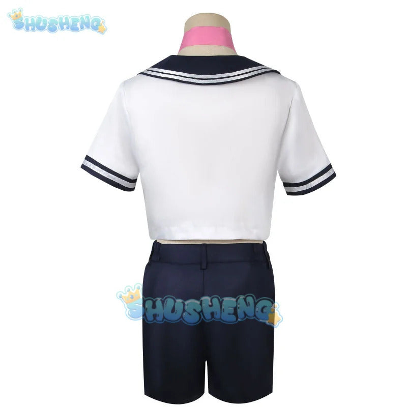 Oshi No Ko Kurokawa Akane Cosplay Costume School JK Uniform Student's Summer Shirt Halloween Carnival Party Christmas Clothing