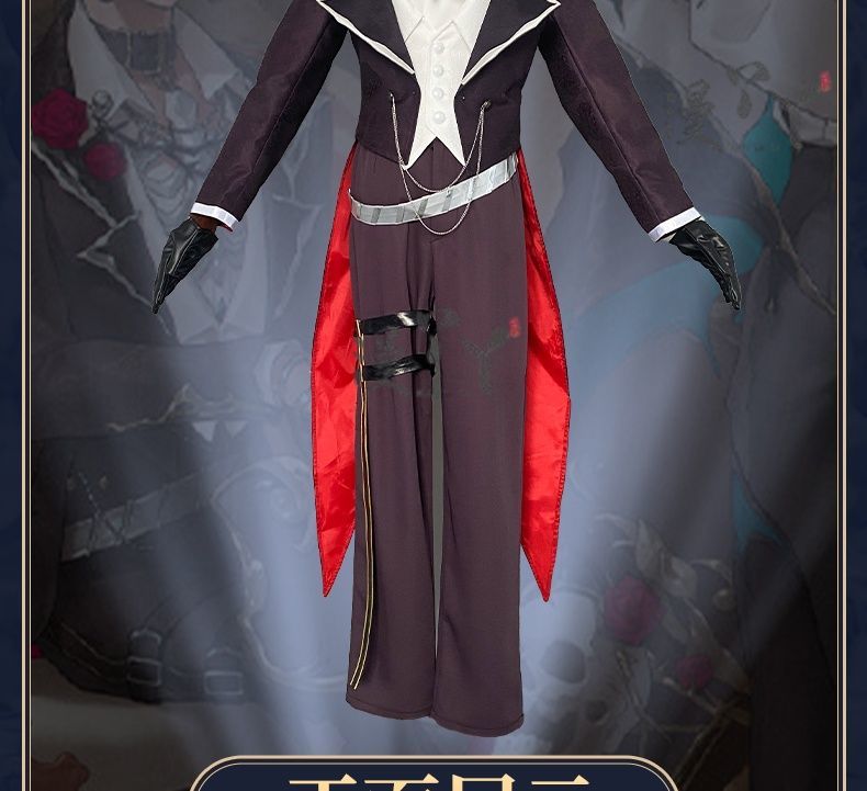 Prisoner/Luca Balsa Cosplay Game Identity V Costume The Official Halloween Concert Daily Outfit Party Role Play Clothing
