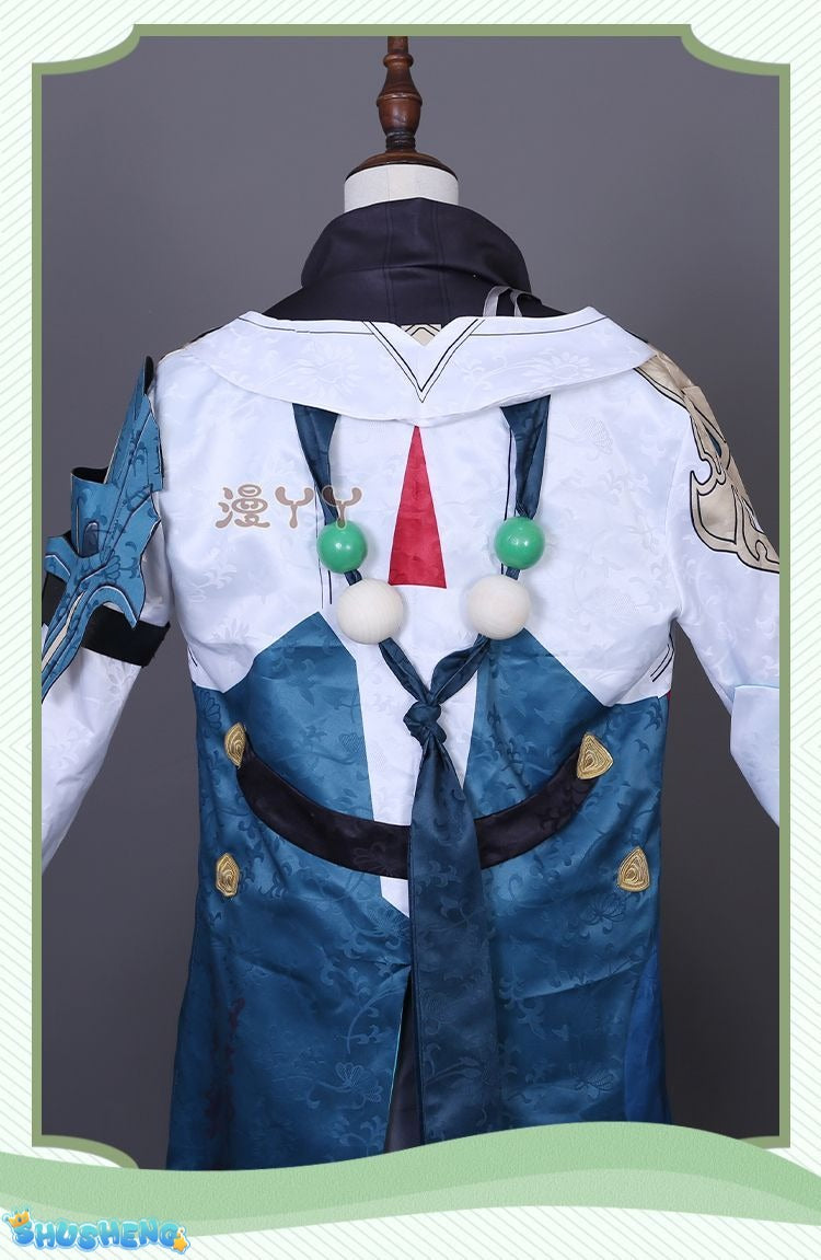 Dan Heng Imbibitor Lunae Cosplay Honkai Star Rail Costume Shoulder Armor Earrings Full Set Game Cos Halloween Party Costumes