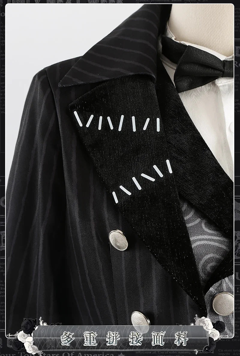 Twisted Wonderland idia Cosplay Costume Coat vest shirt pants tie brooch glove set Halloween high-quality Woman Man idia uniform