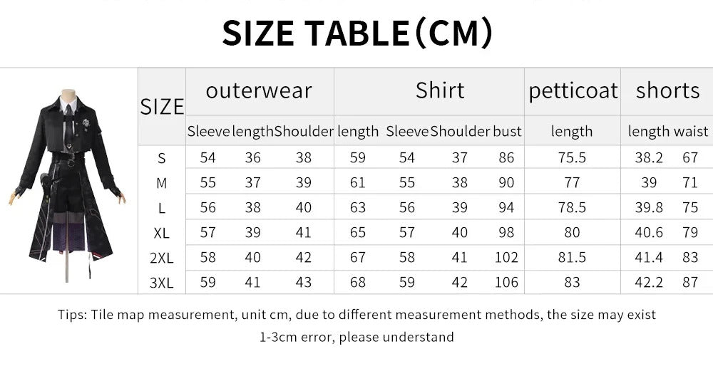 Shusheng-R Love and Deepspace Heroine Cosplay Costume Halloween combat suit including gloves outerwear shirt tie men women handsome set