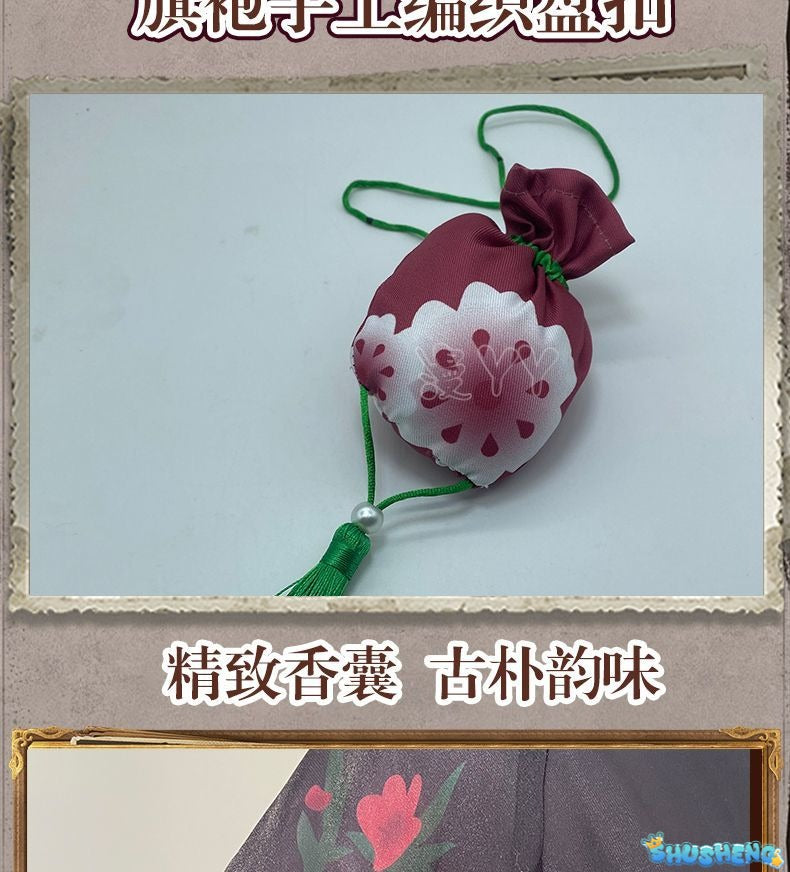 Wu Chang White Guard & Black Guard Cosplay Costume Game Identity V Peach Faced Scholar Cosplay Suit Party Clothing Halloween Carnival Uniforms