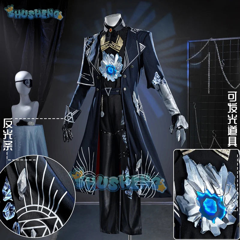 Games Identity V Norton Campbell Cosplay Costume s Gold Uniform Halloween Carnival Party Christmas Play Role Clothing