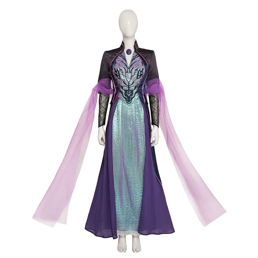 Agaka cosplay costume Agada cos all along dress coat shawl outfit high quality Halloween Comic Con party dresses custom made