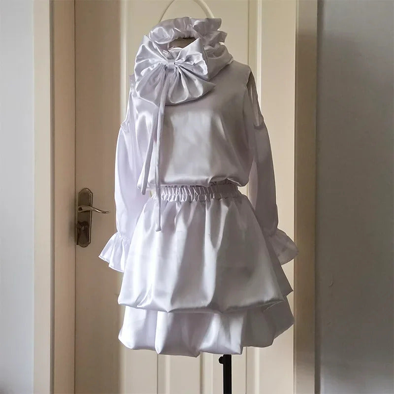 Shusheng-N Anime Alien Stage Sua Cosplay childhood Costume Halloween Carnival Sweet Woman Dress Sua Uniform Set