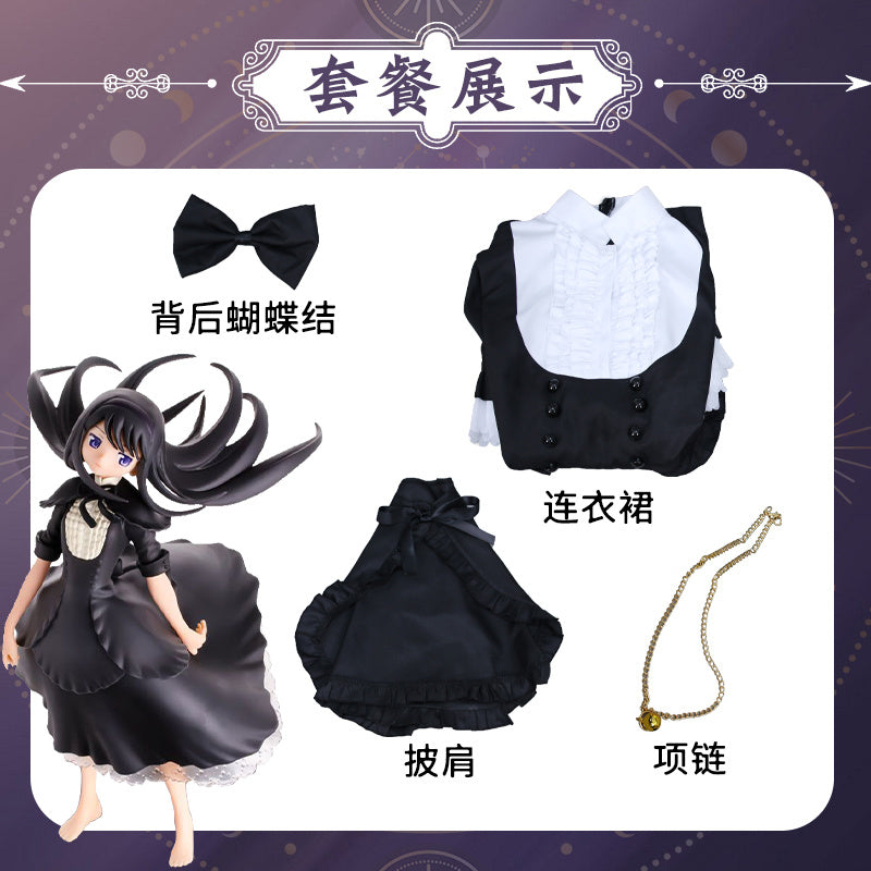 Anime Akemi Homura Cosplay Costume Fighting Uniform Stockings Akemi Homura Outfits